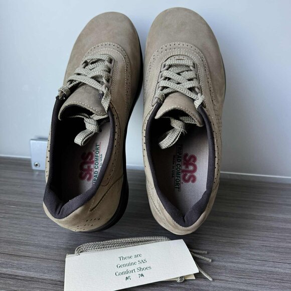 SAS Walk Easy Women's Lace Up Shoes Size WW Wide Width $173 in Sage - Picture 8 of 10